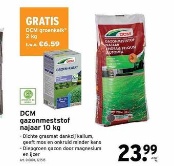 GAMMA Dcm gazonmeststof najaar 10 kg aanbieding