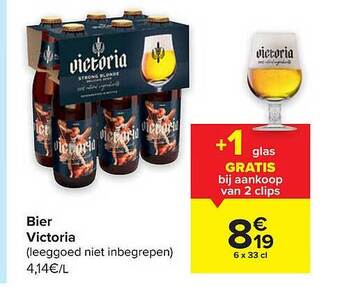 Carrefour Bier victoria aanbieding