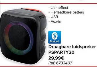Carrefour Draagbare luidspreker aanbieding