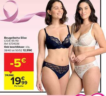 Carrefour Beugelbeha elise aanbieding