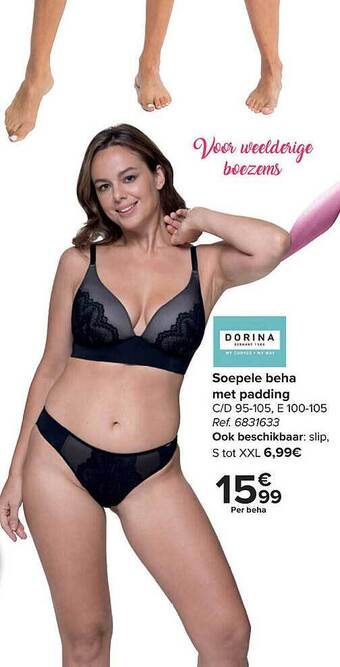Carrefour Soepele beha met padding aanbieding