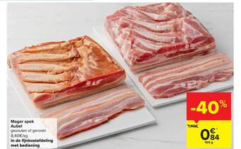 Carrefour Mager spek aubel aanbieding