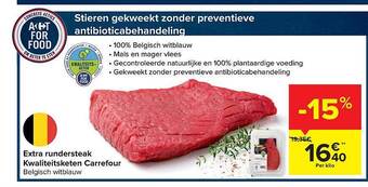 Carrefour Extra rundersteak aanbieding
