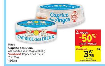Carrefour Kaas caprice des dieux aanbieding
