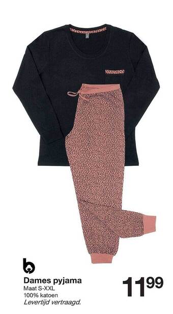 Zeeman Dames pyjama aanbieding