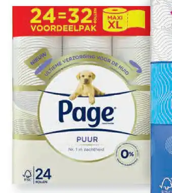 Albert Heijn Page Puur 24 Rollen aanbieding