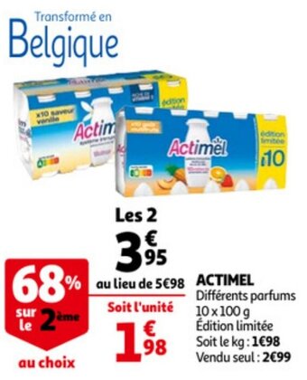 Auchan Actimel aanbieding