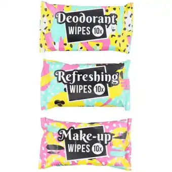 Action Vochtige doekjes voor op reis aanbieding