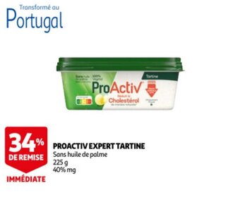 Auchan Proactiv expert tartine 225g aanbieding