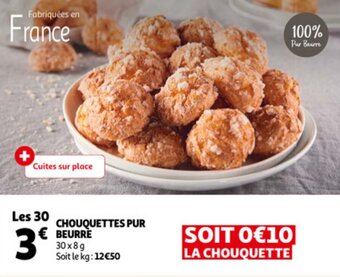 Auchan Chouquettes Pur Beurre aanbieding