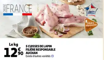 Auchan 5 Cuisses De Lapin Filiere Responsable Auchan aanbieding