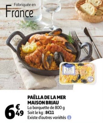 Auchan Paella De La Mer Maison Briau aanbieding