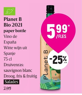 Delhaize Planet B Bio 2021 aanbieding