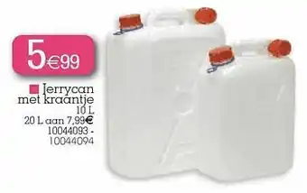 Jerrycan met kraantje