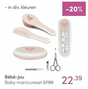 Baby & Tiener Bébé-jou baby manicureset aanbieding