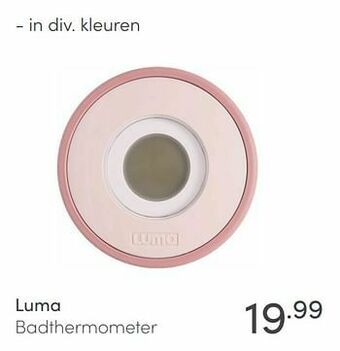Baby & Tiener Luma badthermometer aanbieding