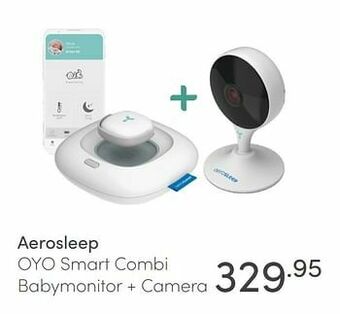 Baby & Tiener Aerosleep oyo smart combi babymonitor + camera aanbieding