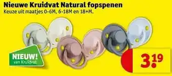 Nieuwe kruidvat natural fopspenen
