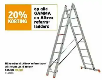 GAMMA Altrex reformlader all round 2x 8 treden aanbieding