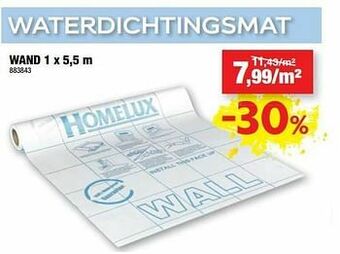 Waterdichtingsmat wand