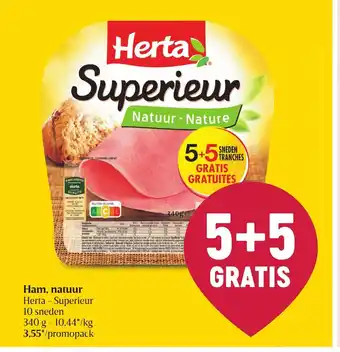 Delhaize Ham, natuur aanbieding