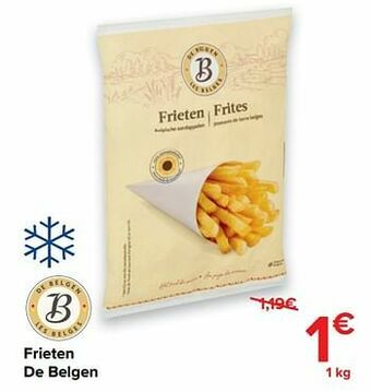 Carrefour Market Frieten de belgen aanbieding