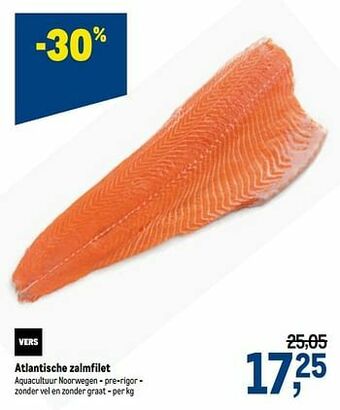 Makro Atlantische zalmfilet aanbieding