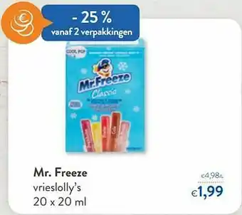 OKay Mr. freeze vrieslolly`s aanbieding