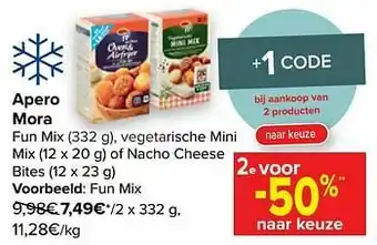 Carrefour Apero mora fun mix aanbieding