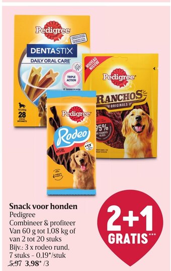 Delhaize Snack voor honden aanbieding