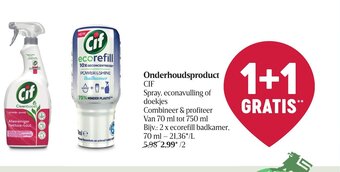 Delhaize Onderhoudsproduct aanbieding