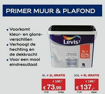 Hubo Primer muur + plafond aanbieding