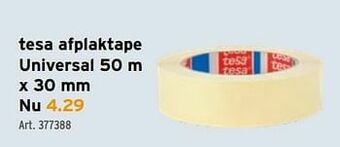 GAMMA Tesa afplaktape universal aanbieding