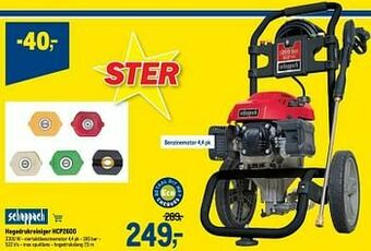 Makro Scheppach hogedrukreiniger hcp2600 aanbieding
