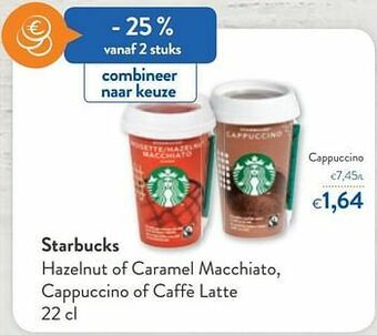 OKay Starbucks cappuccino aanbieding