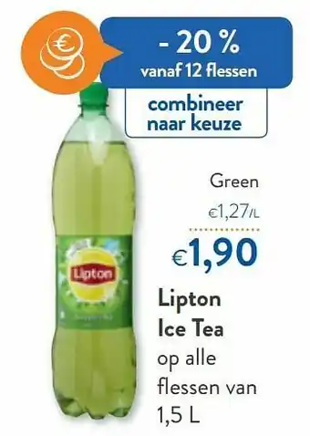 OKay Lipton ice tea green aanbieding