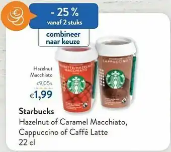 OKay Starbucks hazelnut macchiato aanbieding