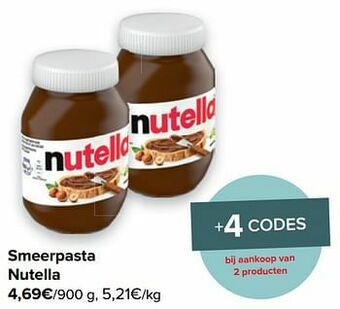 Smeerpasta nutella