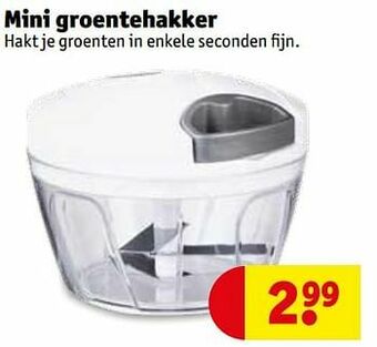 Kruidvat Mini groentehakker aanbieding