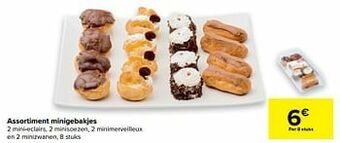 Carrefour Market Assortiment minigebakjes aanbieding