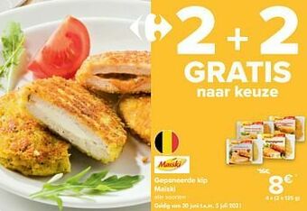Carrefour Market Gepaneerde kip maïski aanbieding