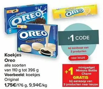 Carrefour Oreo koekjes original aanbieding
