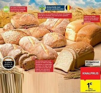 Carrefour Wit tijgerbrood aanbieding