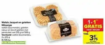 Carrefour Milcamps wafels gourmandes aanbieding