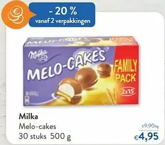OKay Milka melo-cakes aanbieding