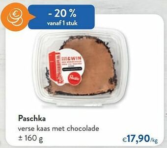 Paschka verse kaas met chocolade