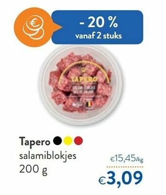 OKay Tapero salamiblokjes aanbieding