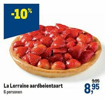 Makro La lorraine aardbeientaart aanbieding