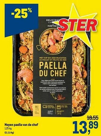 Makro Noyen paella van de chef aanbieding