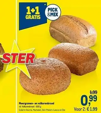 Meergranen- en volkorenbrood
